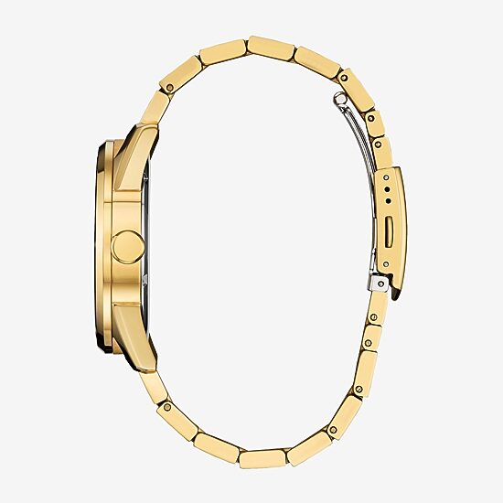 Citizen Classic Eco Mens Gold Tone Stainless Steel Bracelet Watch Aw0089-52e