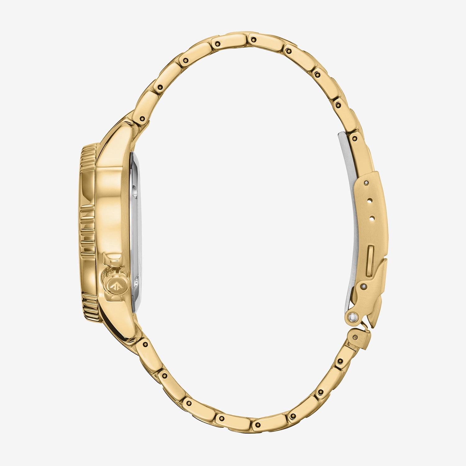 Citizen Dive 4 Womens Gold Tone Stainless Steel Bracelet Watch Eo2029-54a