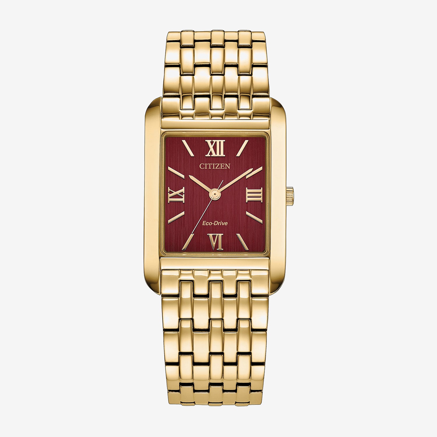 Citizen Classic Eco Mens Gold Tone Stainless Steel Bracelet Watch Bj6572-54x