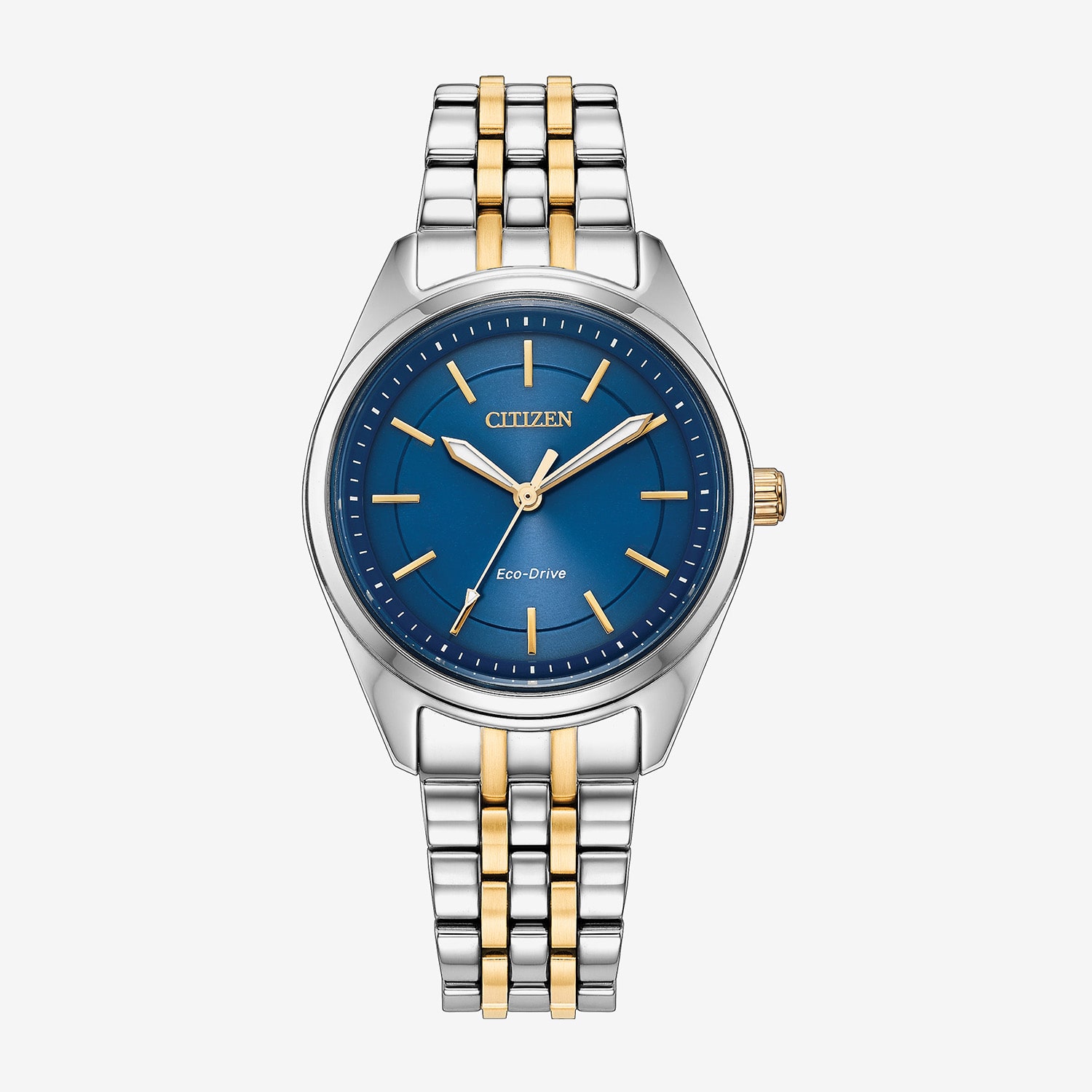 Citizen Peyten Womens Two Tone Stainless Steel Bracelet Watch Em1234-53l
