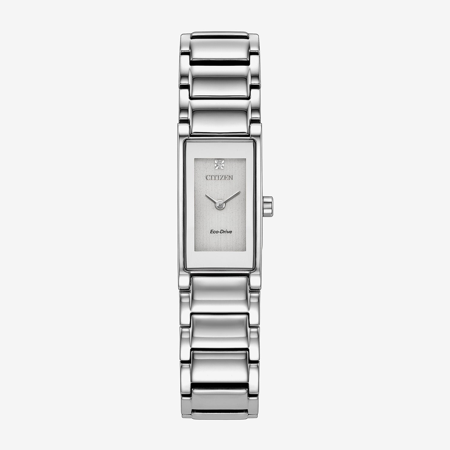 Citizen Axiom Womens Silver Tone Stainless Steel Bracelet Watch Eg7051-51a