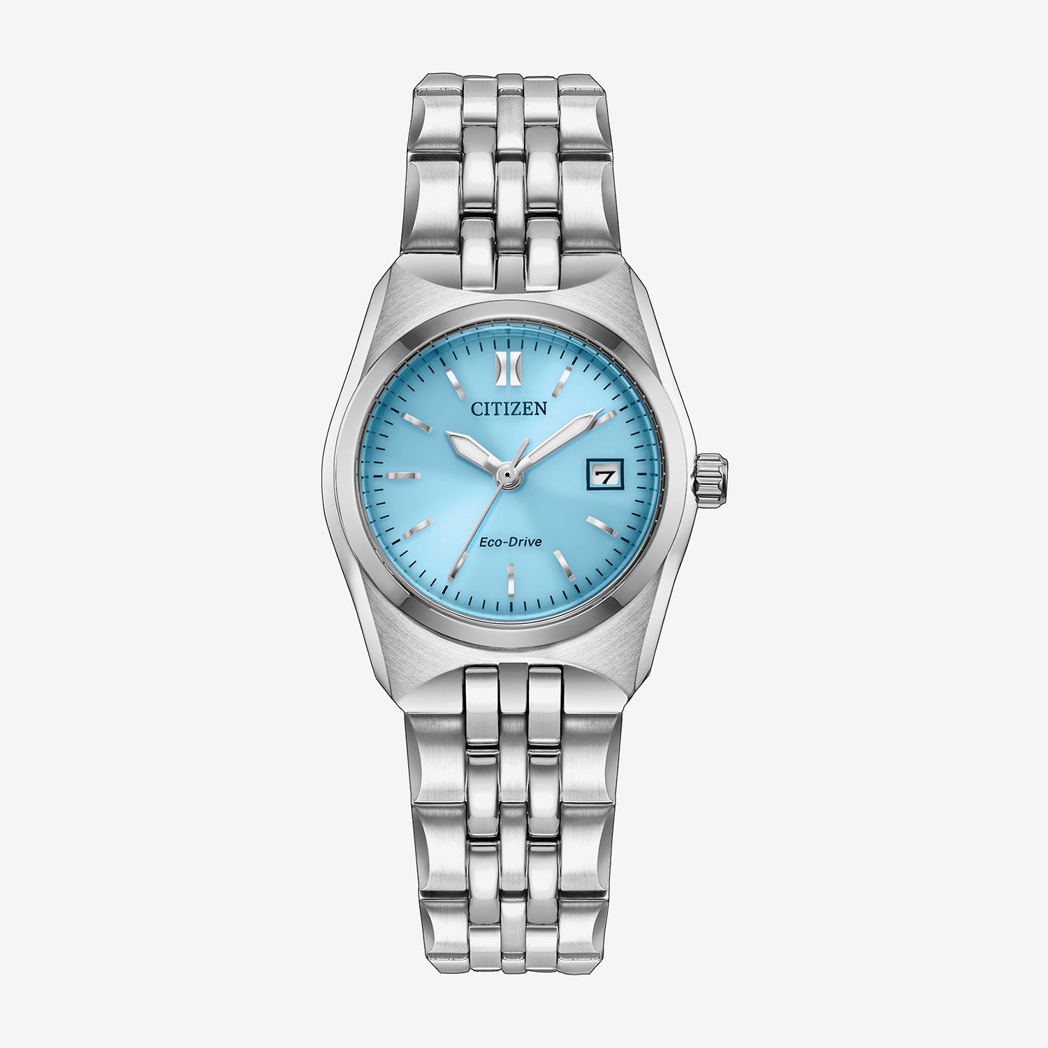 Citizen Corso Womens Silver Tone Stainless Steel Bracelet Watch Ew2291-51l