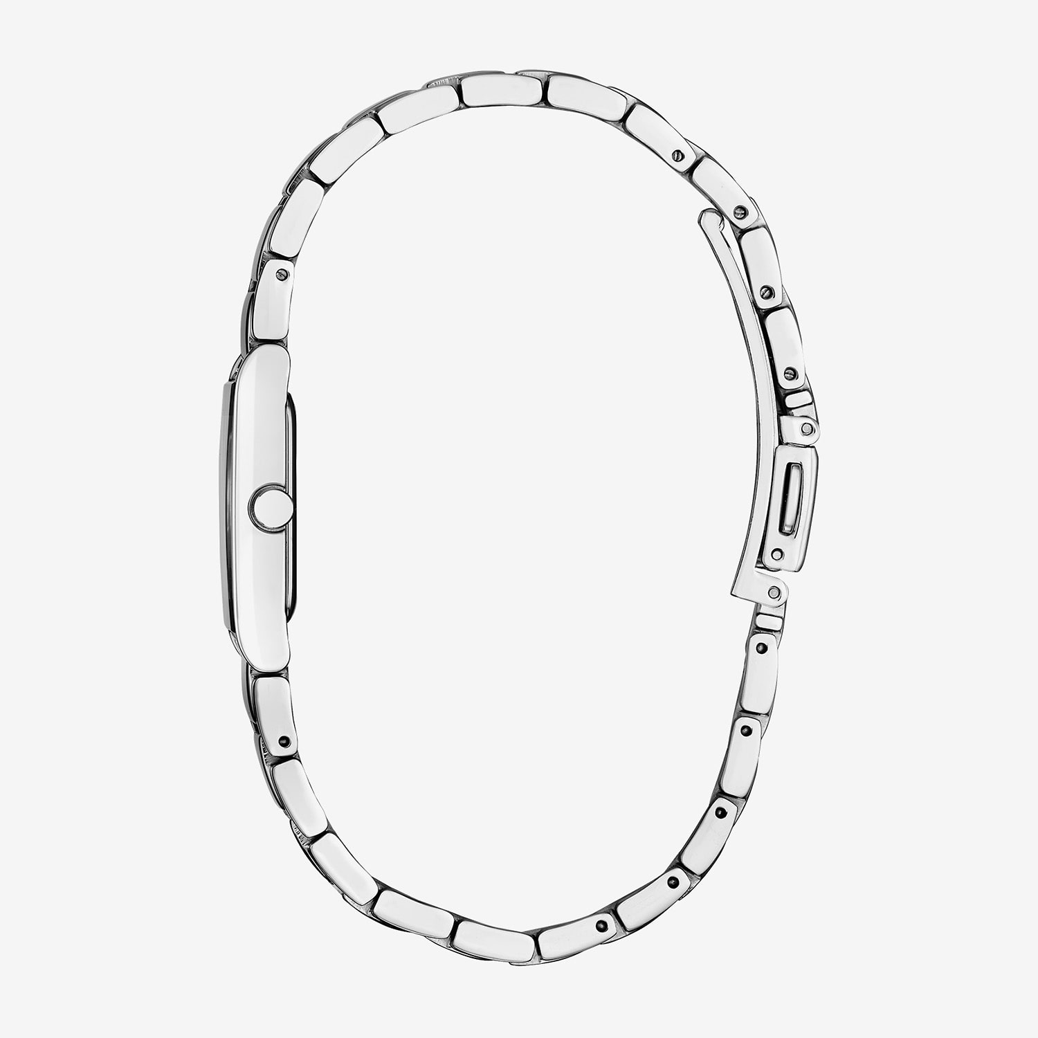 Citizen Axiom Womens Silver Tone Stainless Steel Bracelet Watch Eg7051-51a