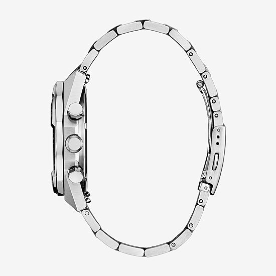 Citizen Nighthawk Sport Casual Mens Silver Tone Stainless Steel Bracelet Watch Ca0890-54h