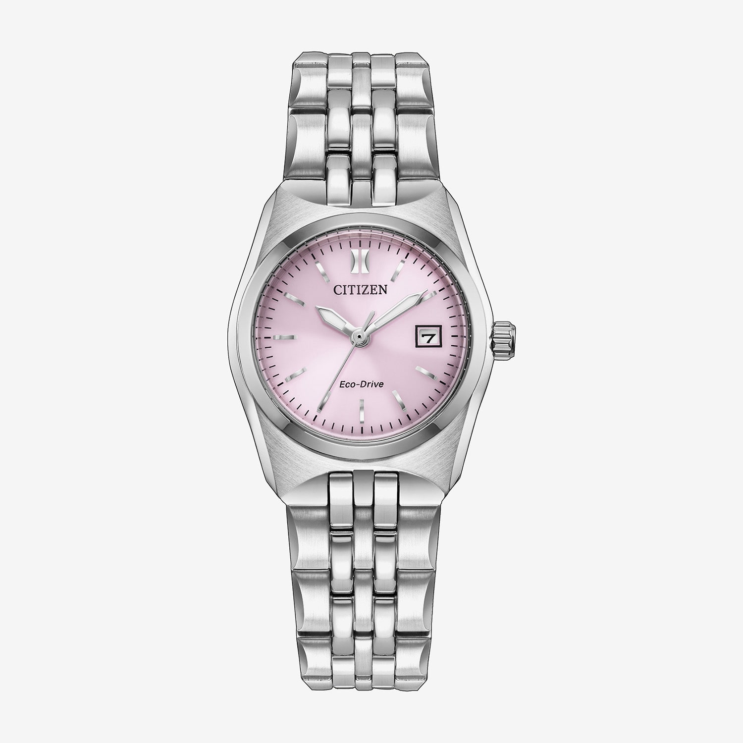Citizen Corso Womens Silver Tone Stainless Steel Bracelet Watch Ew2291-51x
