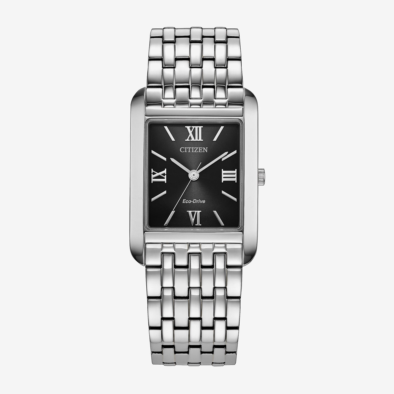 Citizen Classic Eco Mens Silver Tone Stainless Steel Bracelet Watch Bj6570-50e