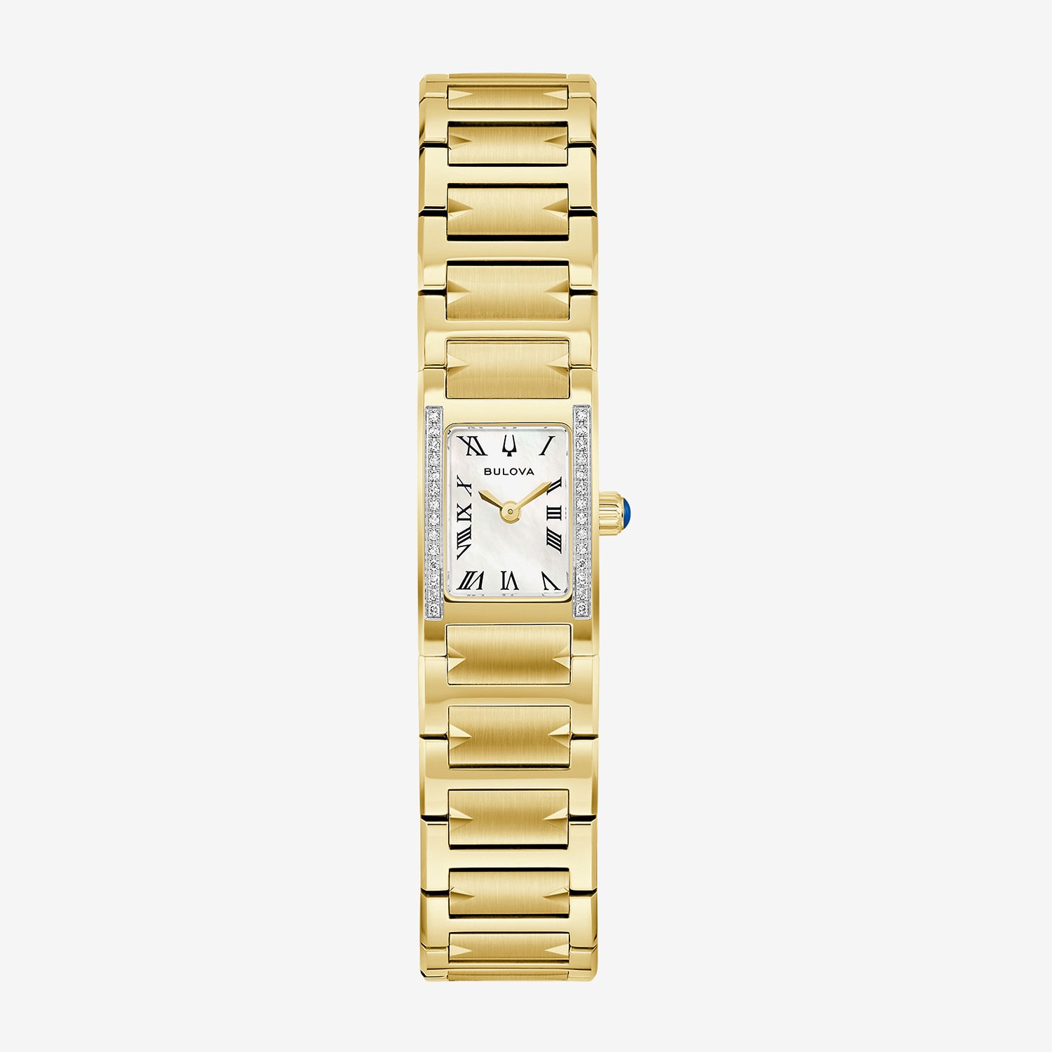 Bulova Harmony Lp Womens Gold Tone Stainless Steel Bracelet Watch 98r301