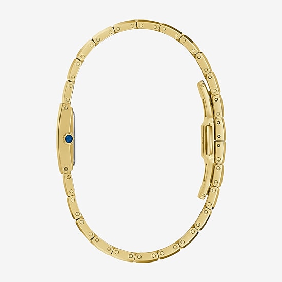 Bulova Harmony Lp Womens Gold Tone Stainless Steel Bracelet Watch 97l200
