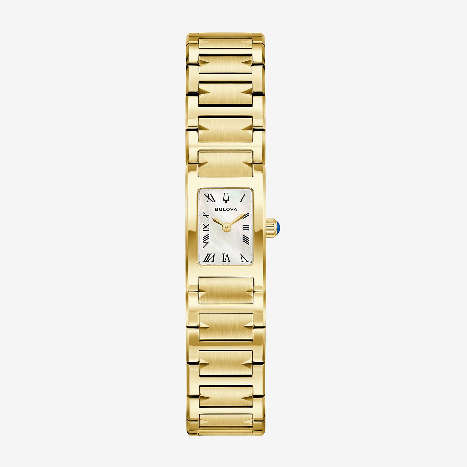 Bulova Harmony Lp Womens Gold Tone Stainless Steel Bracelet Watch 97l200