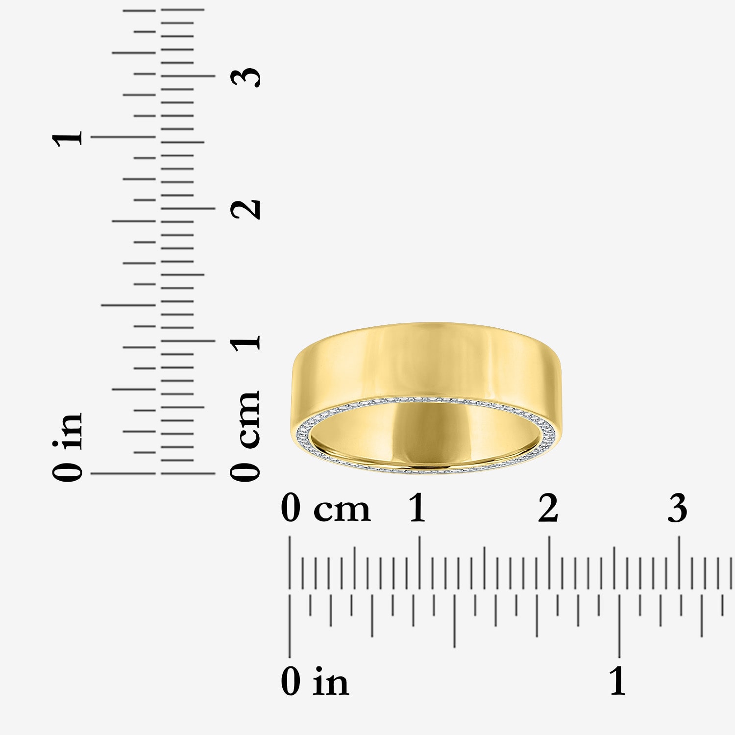 Bridal Addiction (E-F / Vs1-Vs2) Womens 1/ CT. T.W. Lab Grown White Diamond 14K Gold Wedding Band