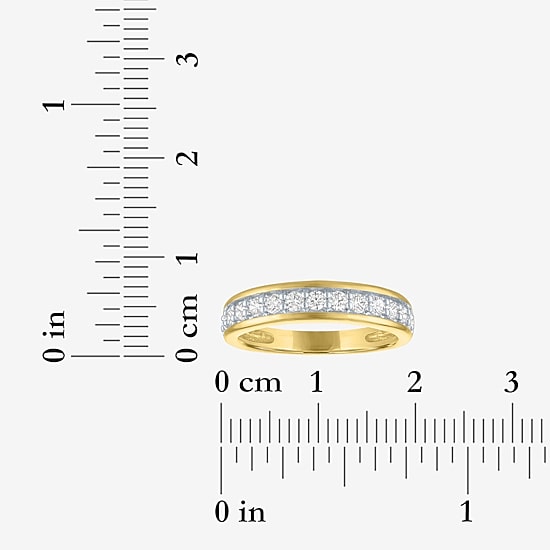 Bridal Addiction (E-F / Vs1-Vs2) Womens 2MM 1/2 CT. T.W. Lab Grown White Diamond 14K Gold Wedding Band