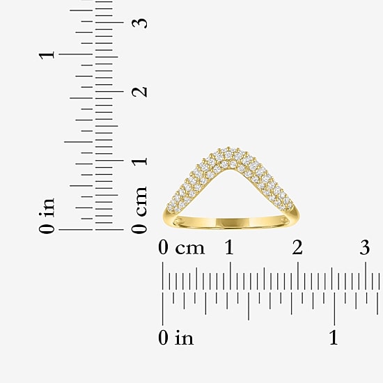 Bridal Addiction (E-F / Vs1-Vs2) Womens 1/3 CT. T.W. Lab Grown White Diamond 14K Gold Wedding Ring Enhancer