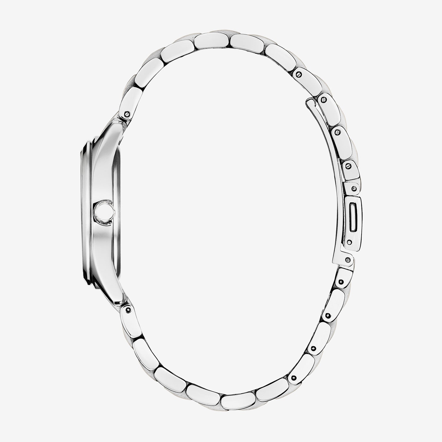 Citizen Peyten Womens Silver Tone Stainless Steel Bracelet Watch Em1230-54x