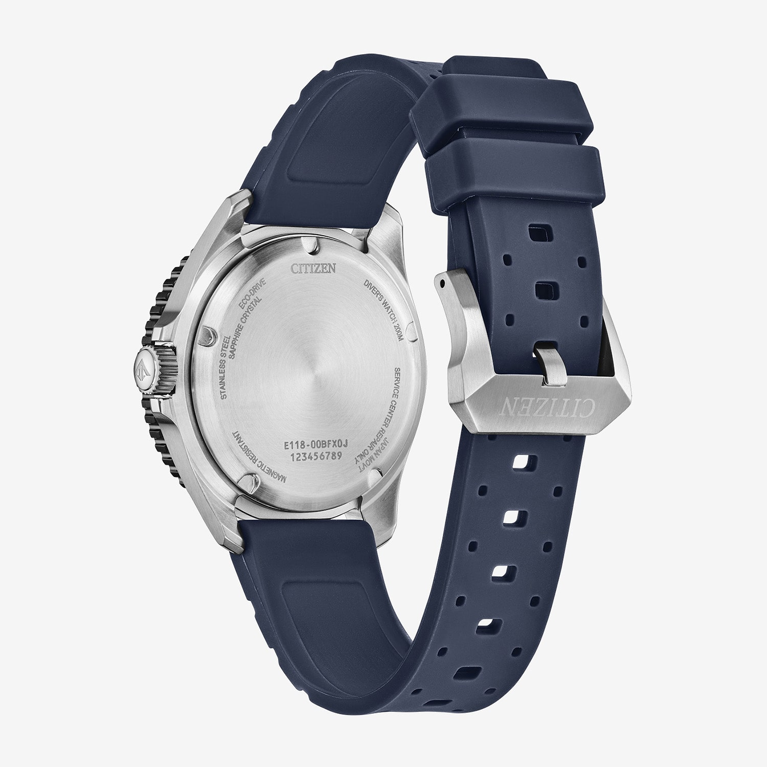 Citizen Dive 3 Mens Blue Strap Watch Bn0267-04l