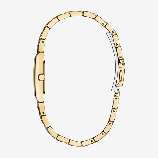 Citizen Axiom Womens Gold Tone Stainless Steel Bracelet Watch Eg7052-59p