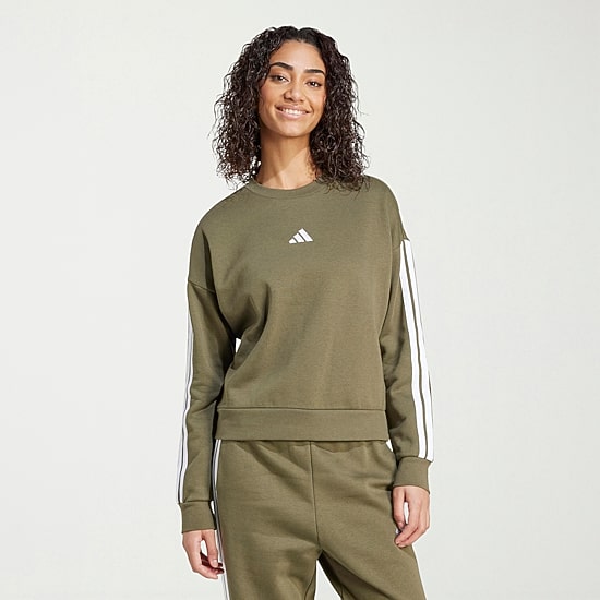 adidas Womens Crew Neck Long Sleeve Sweatshirt