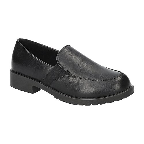 Easy Street Vanessa Womens Moc Closed Toe Slip-On Shoe, 7 Medium, Black