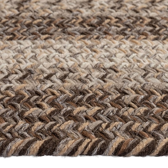 Capel Inc. Winthrop Banded Braided Reversible Indoor Outdoor Oval Area Rug