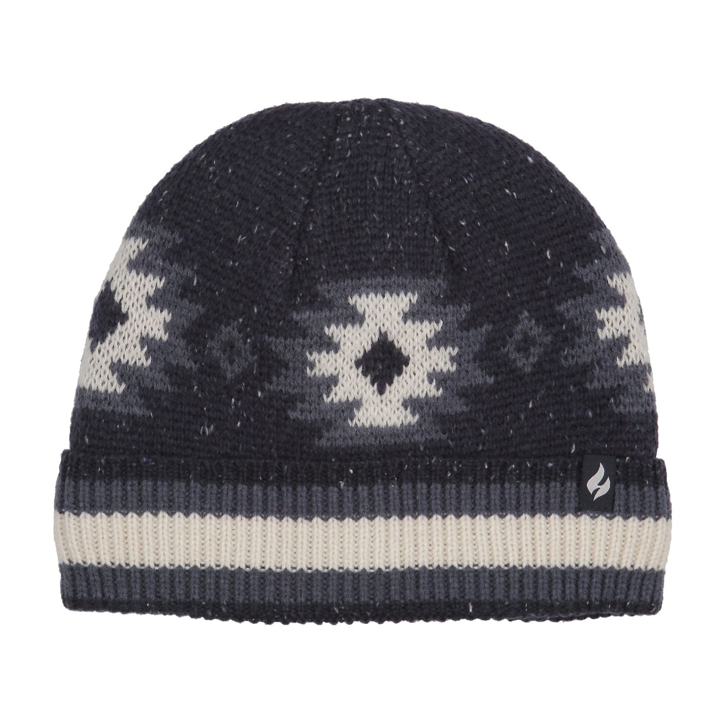 Heat Holders  Drew Aztec Roll Up\N Mens Moisture Wicking Beanie