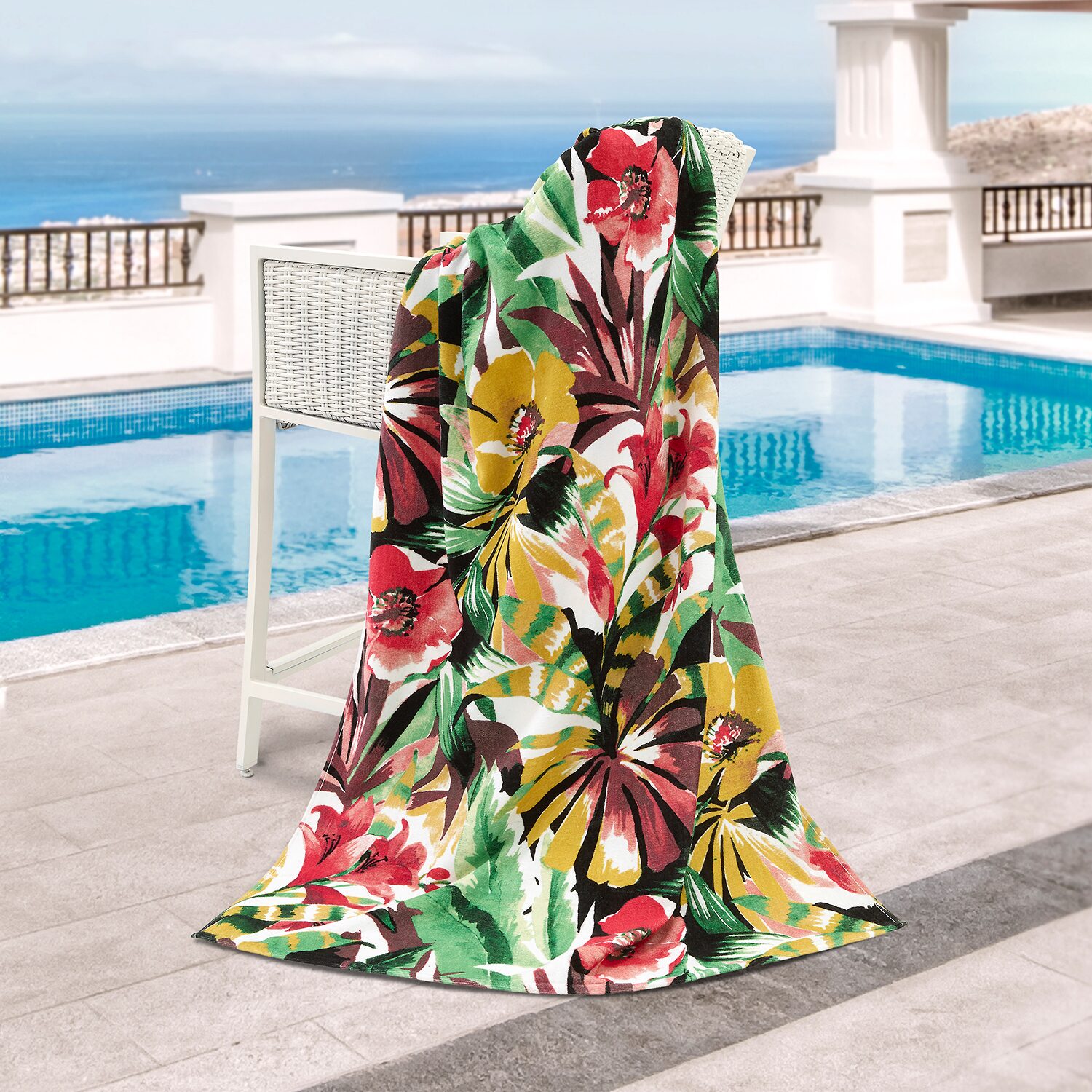 Nicole Miller Aria Beach Towel