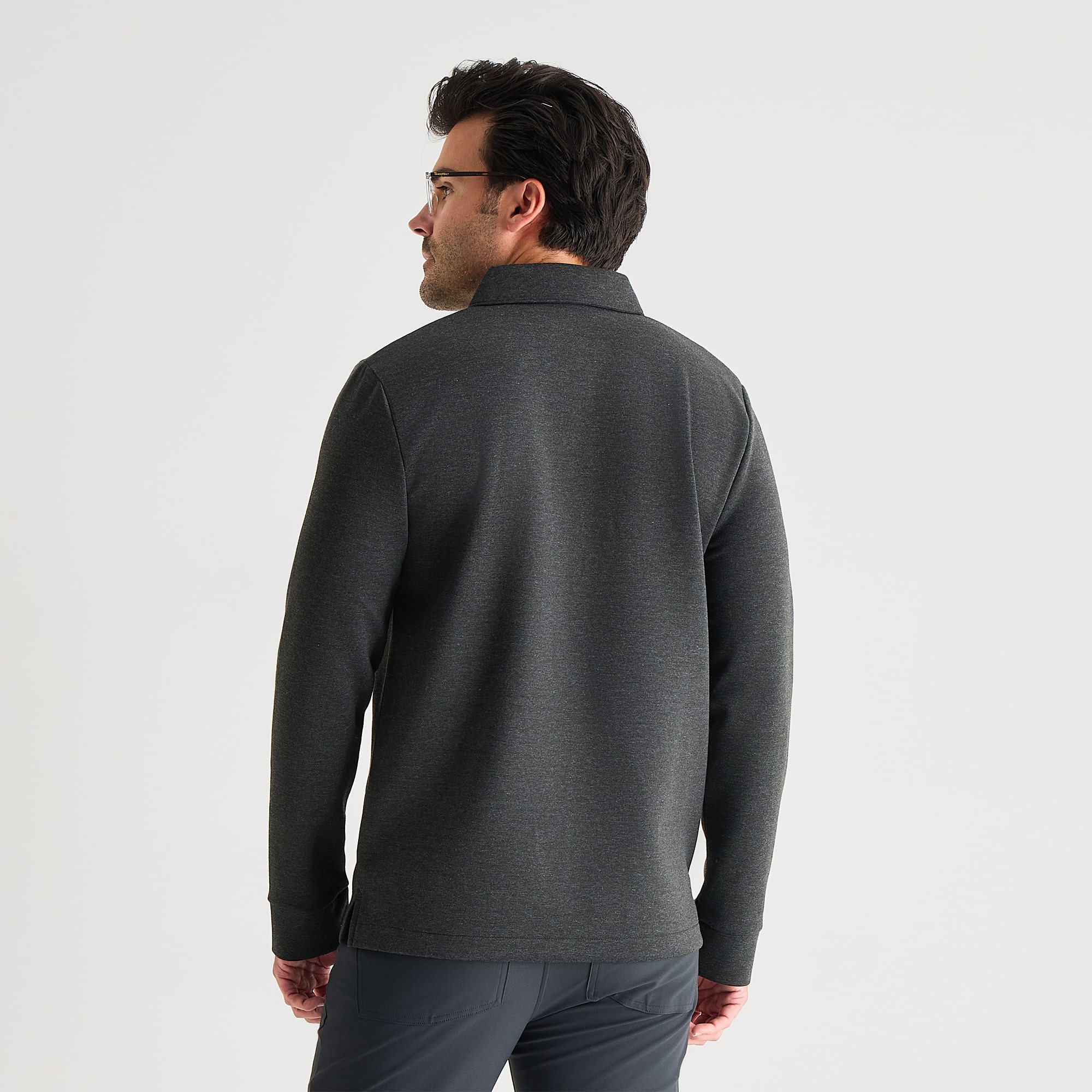 Stylus Mens Regular Fit Long Sleeve Polo Shirt