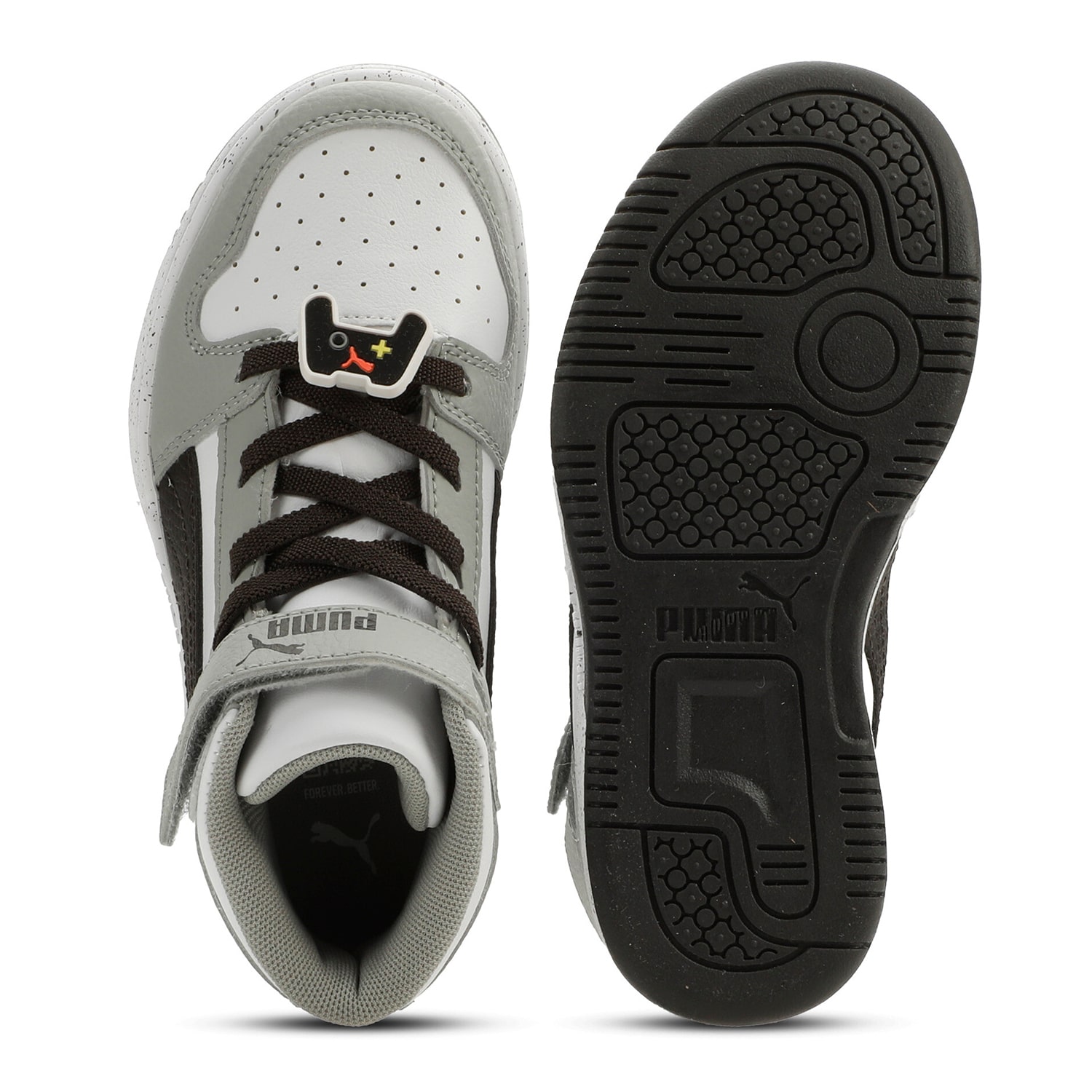 PUMA Rebound Layup Little Kid Boys Basketball Shoes