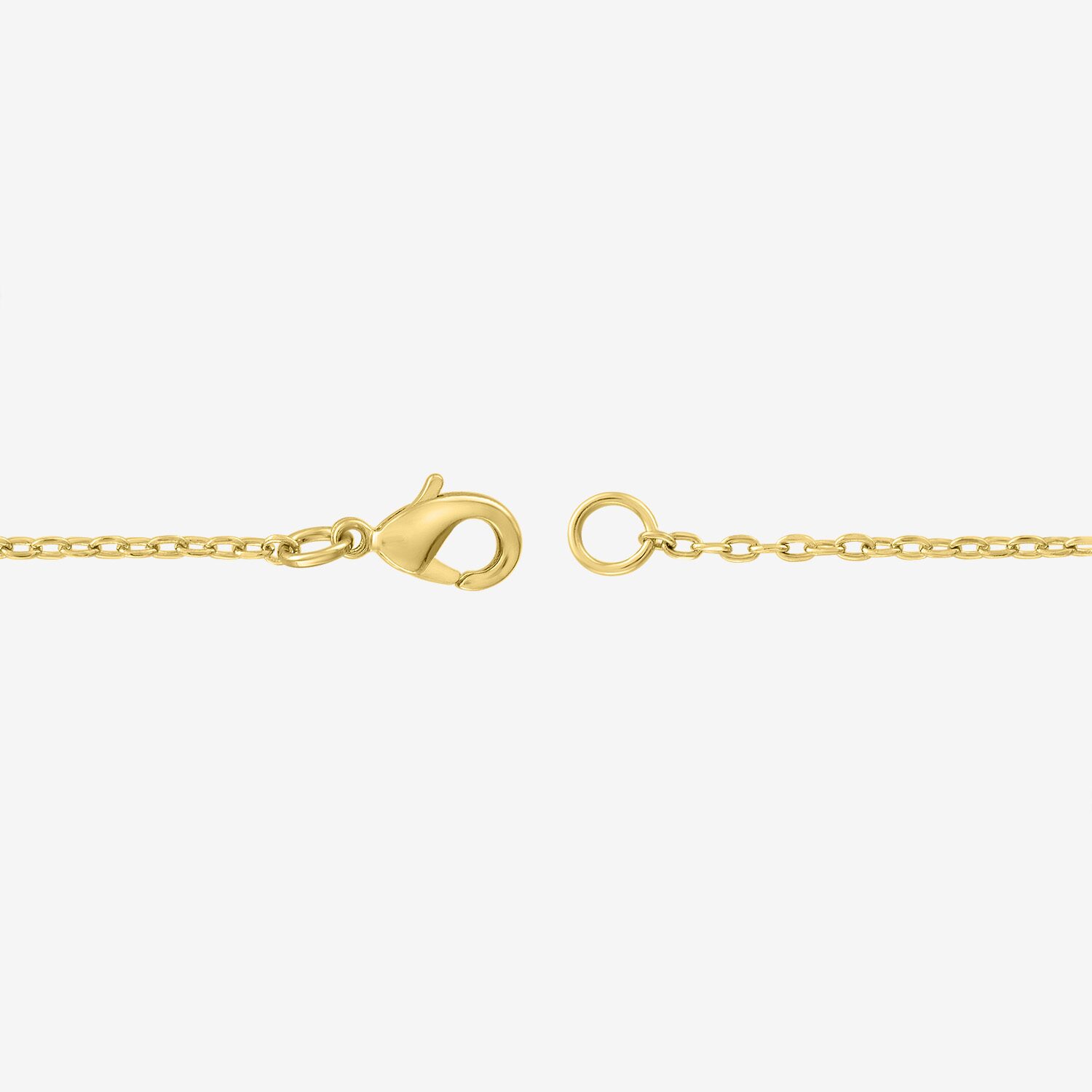 Yes, Please! Womens 14K Gold Over Brass 16 Inch Cable Chain Necklace
