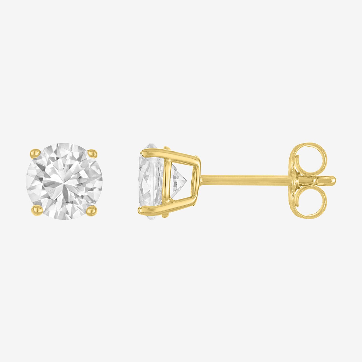Yes, Please! Womens Lab Created White Sapphire Pure Silver Over Brass 2-pc. Jewelry Set