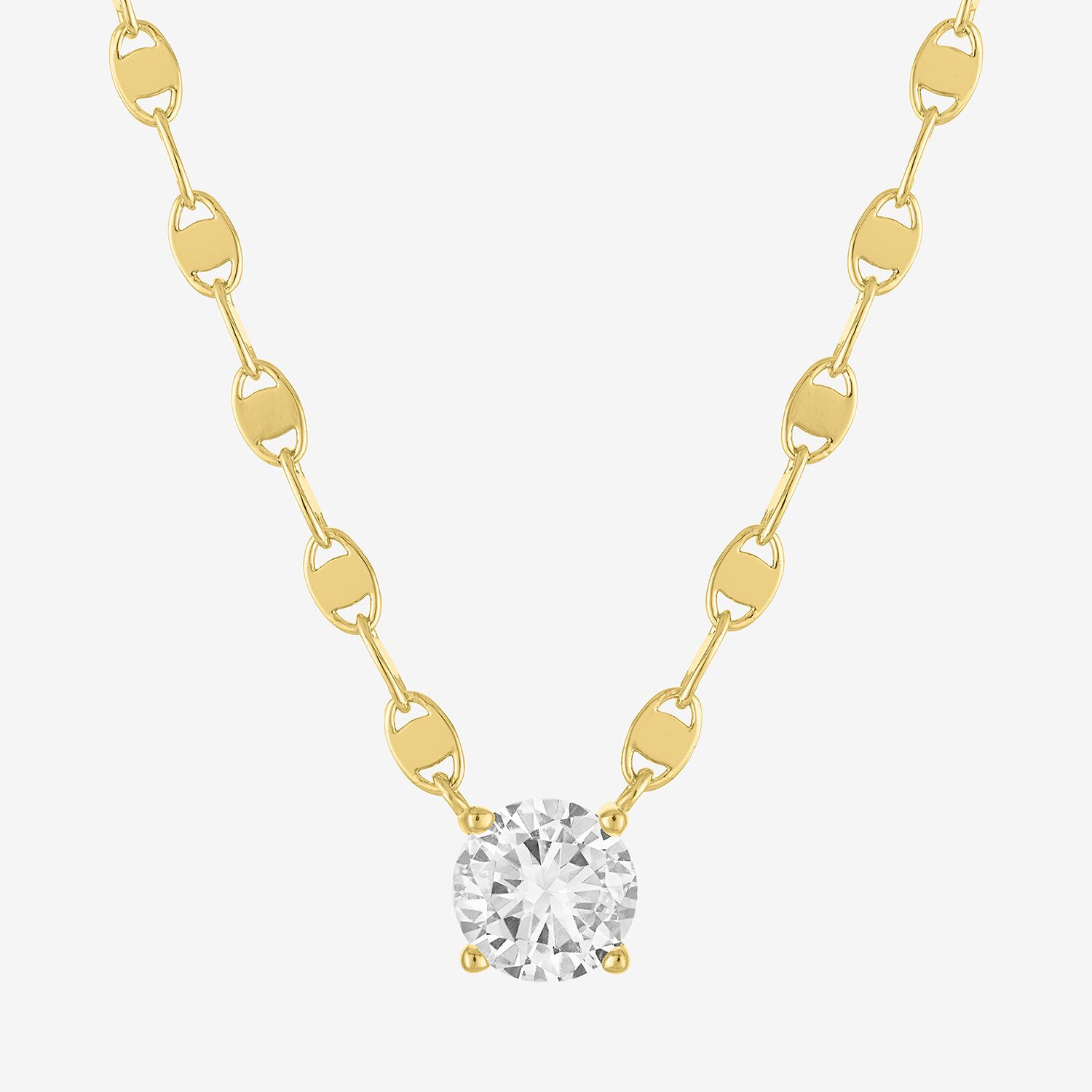 Yes, Please! Womens Lab Created White Sapphire Pure Silver Over Brass 2-pc. Jewelry Set