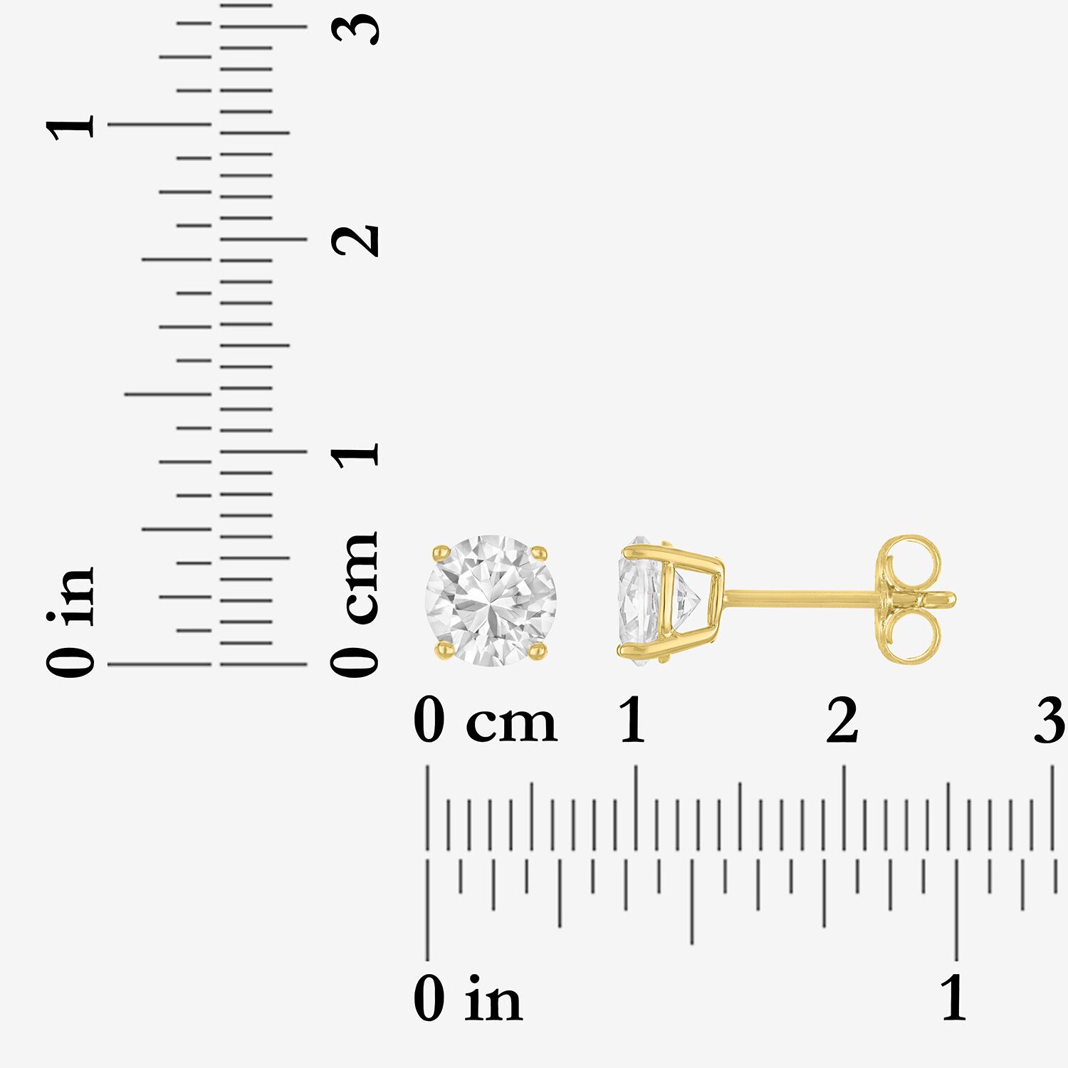 Yes, Please! Womens Lab Created White Sapphire Pure Silver Over Brass 2-pc. Jewelry Set