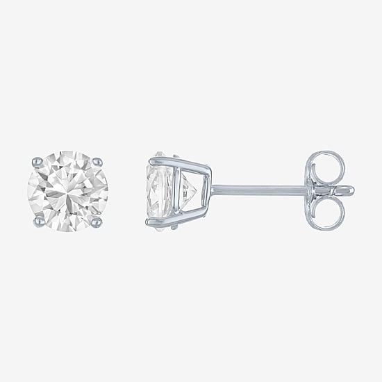 Yes, Please! Womens Lab Created White Sapphire Pure Silver Over Brass 2-pc. Jewelry Set