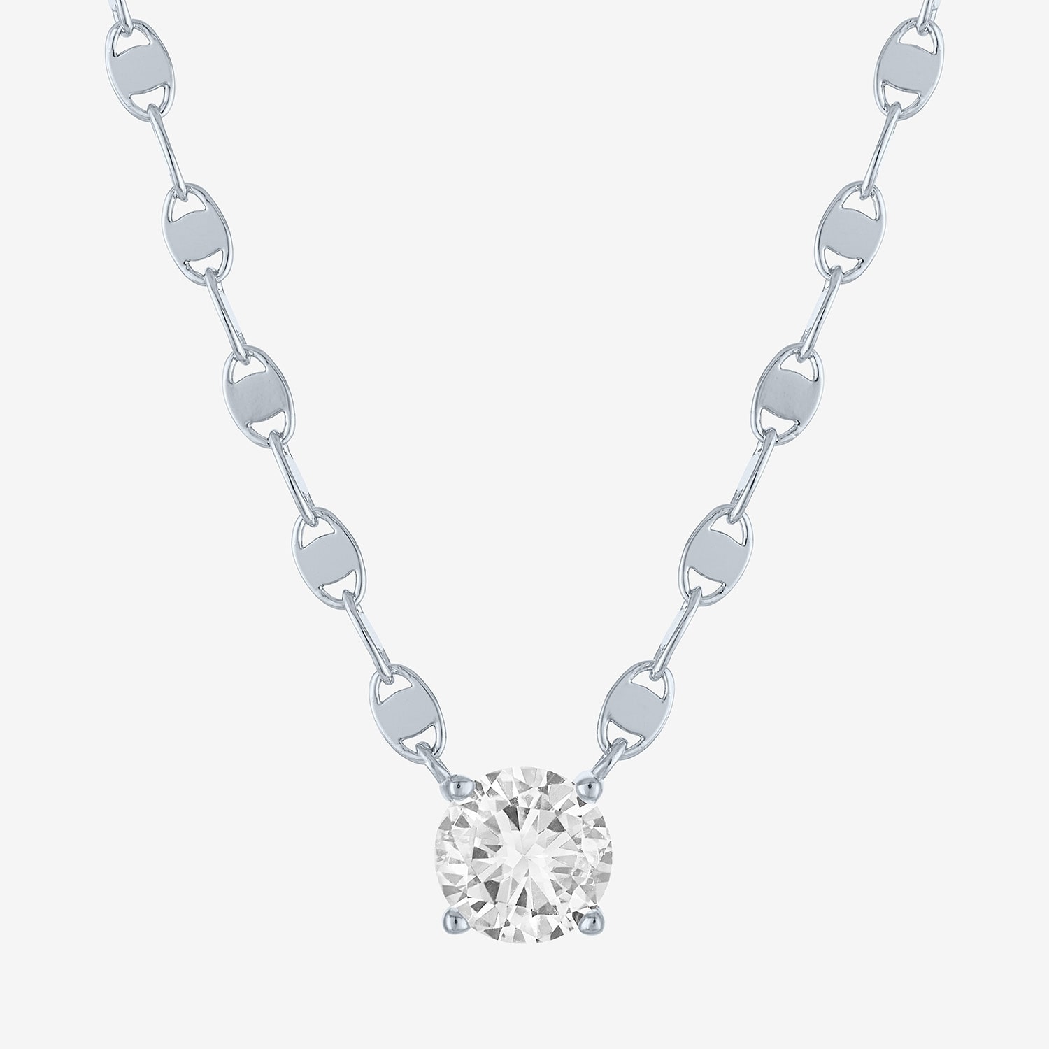Yes, Please! Womens Lab Created White Sapphire Pure Silver Over Brass 2-pc. Jewelry Set