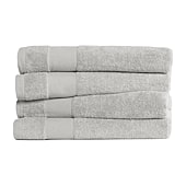 Casual Comfort Essential 4-Piece 100% Cotton Ultra Soft Bath Towel Set
