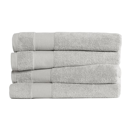 Casual Comfort Essential 4-Piece 100% Cotton Ultra Soft Bath Towel Set