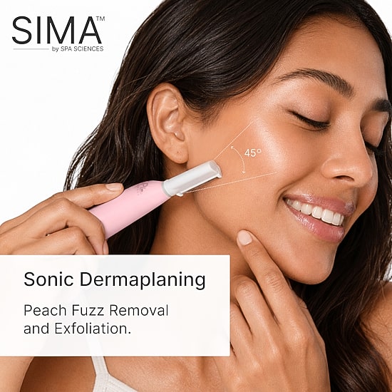 Spa Sciences Sima Sonic Facial Exfoliation And Hair Removal System