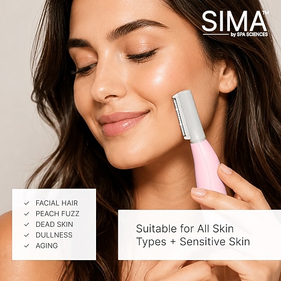 Spa Sciences Sima Sonic Facial Exfoliation And Hair Removal System