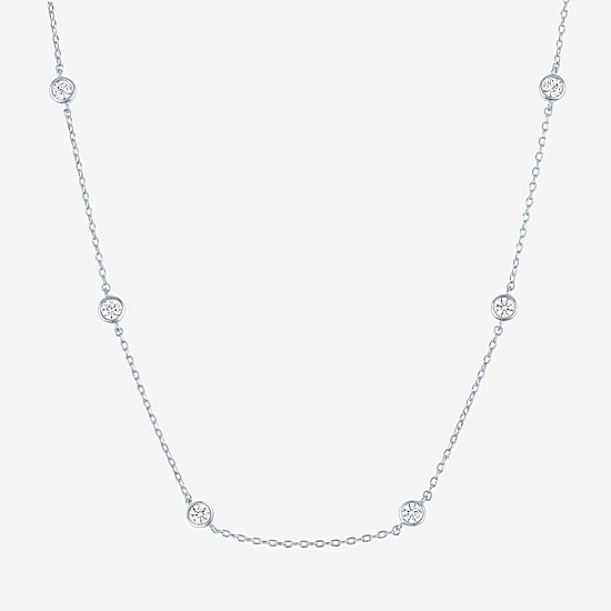 Yes, Please! Womens 14K Gold Over Brass 16 Inch Cable Chain Necklace