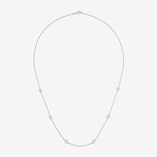 Yes, Please! Womens 14K Gold Over Brass 16 Inch Cable Chain Necklace
