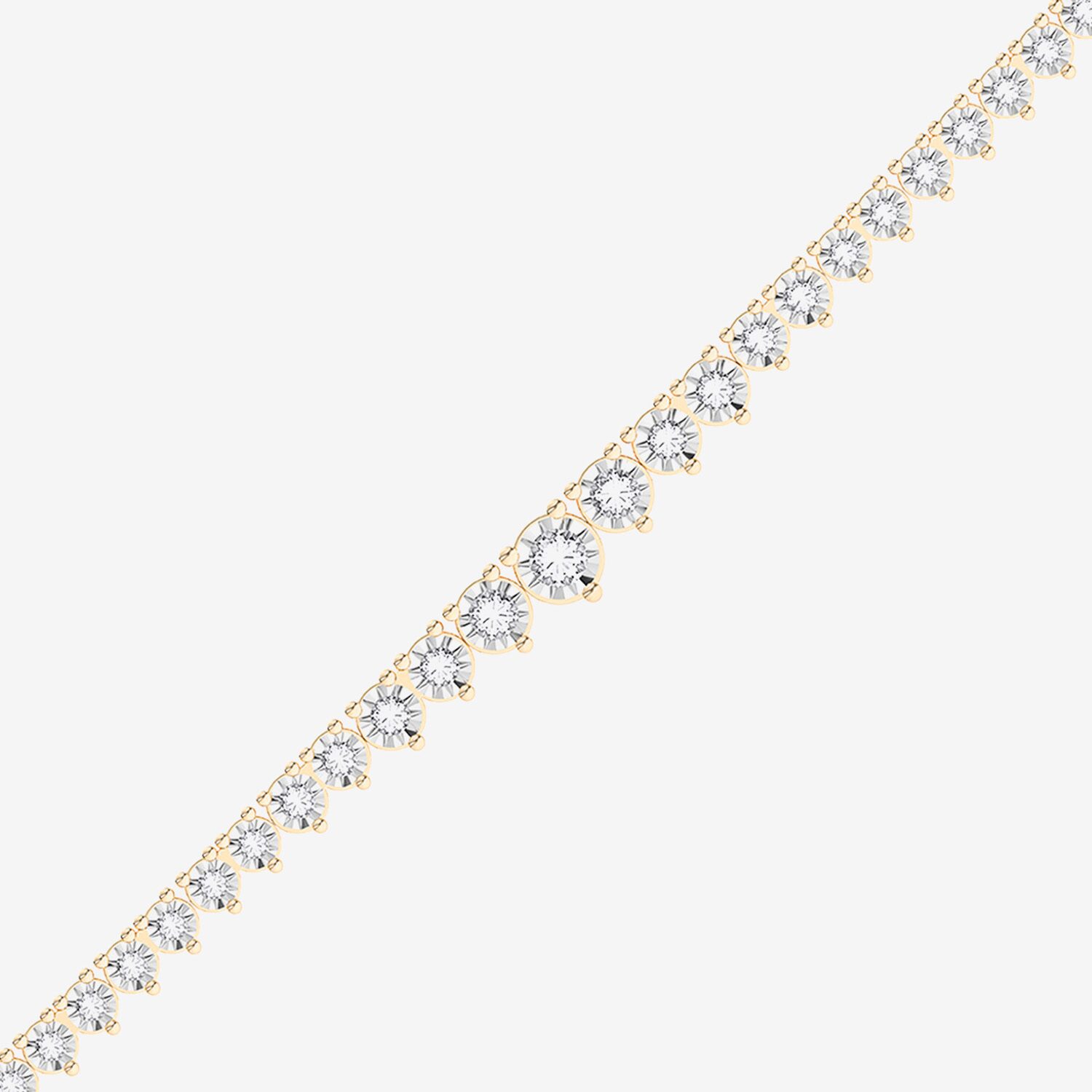 (F / Vs2) Womens White Diamond Sterling Silver 18 Inch Tennis Necklace