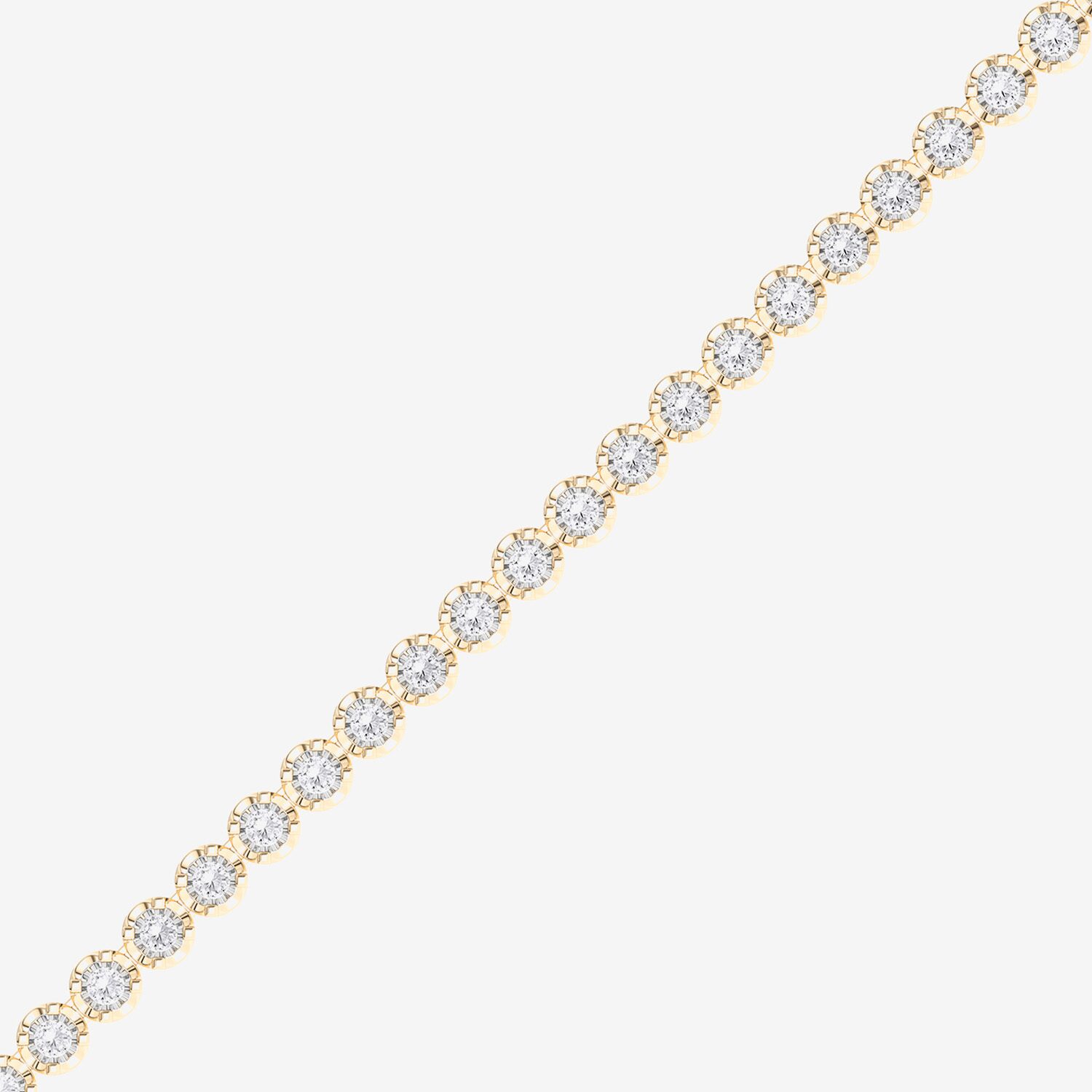 (F / Vs2) Womens White Diamond Sterling Silver 17 Inch Tennis Necklace