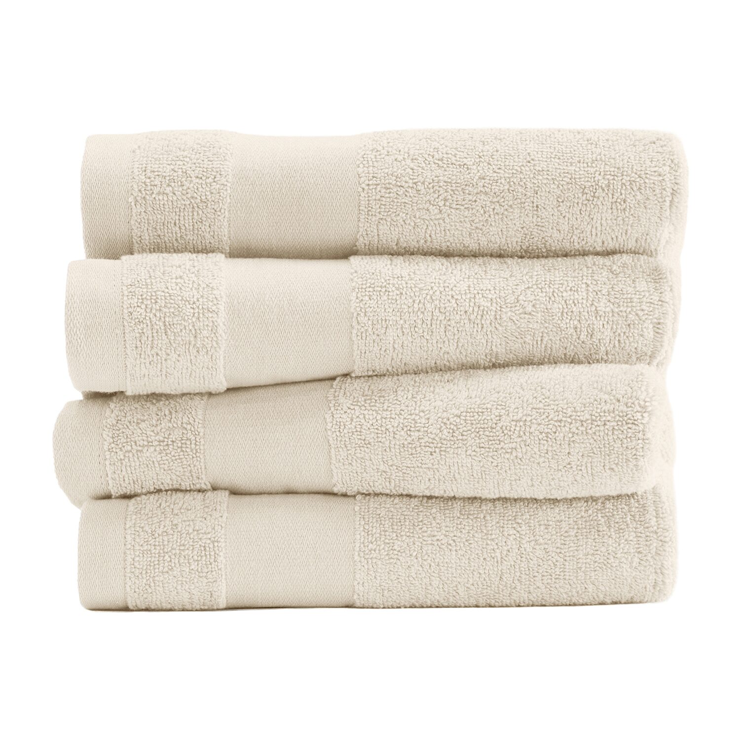 Casual Comfort Essential 4-Piece 100% Cotton Ultra Soft Hand Towel Sets