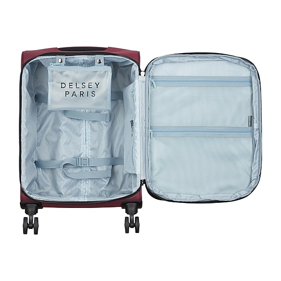 Delsey Paris Sky Max 3.0 Carry-On Softside Expandable Spinner Luggage