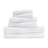 Casual Comfort Essential 6-Piece 100% Cotton Ultra Soft Bath Towel Sets