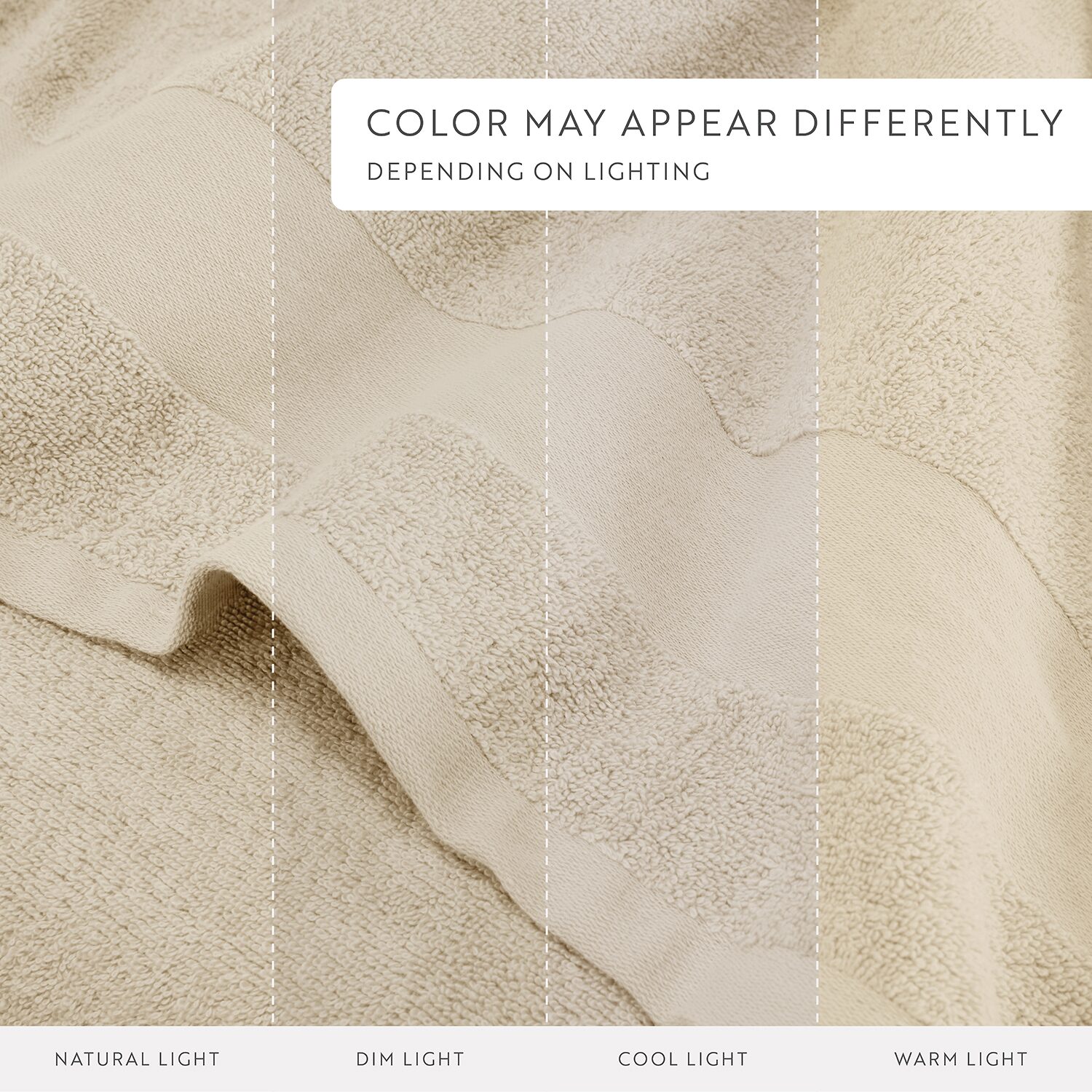 Casual Comfort Essential 6-Piece 100% Cotton Ultra Soft Bath Towel Sets
