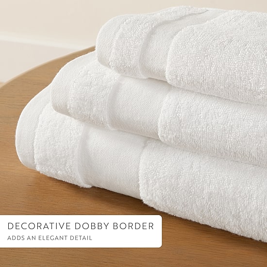 Casual Comfort Essential 6-Piece 100% Cotton Ultra Soft Bath Towel Sets