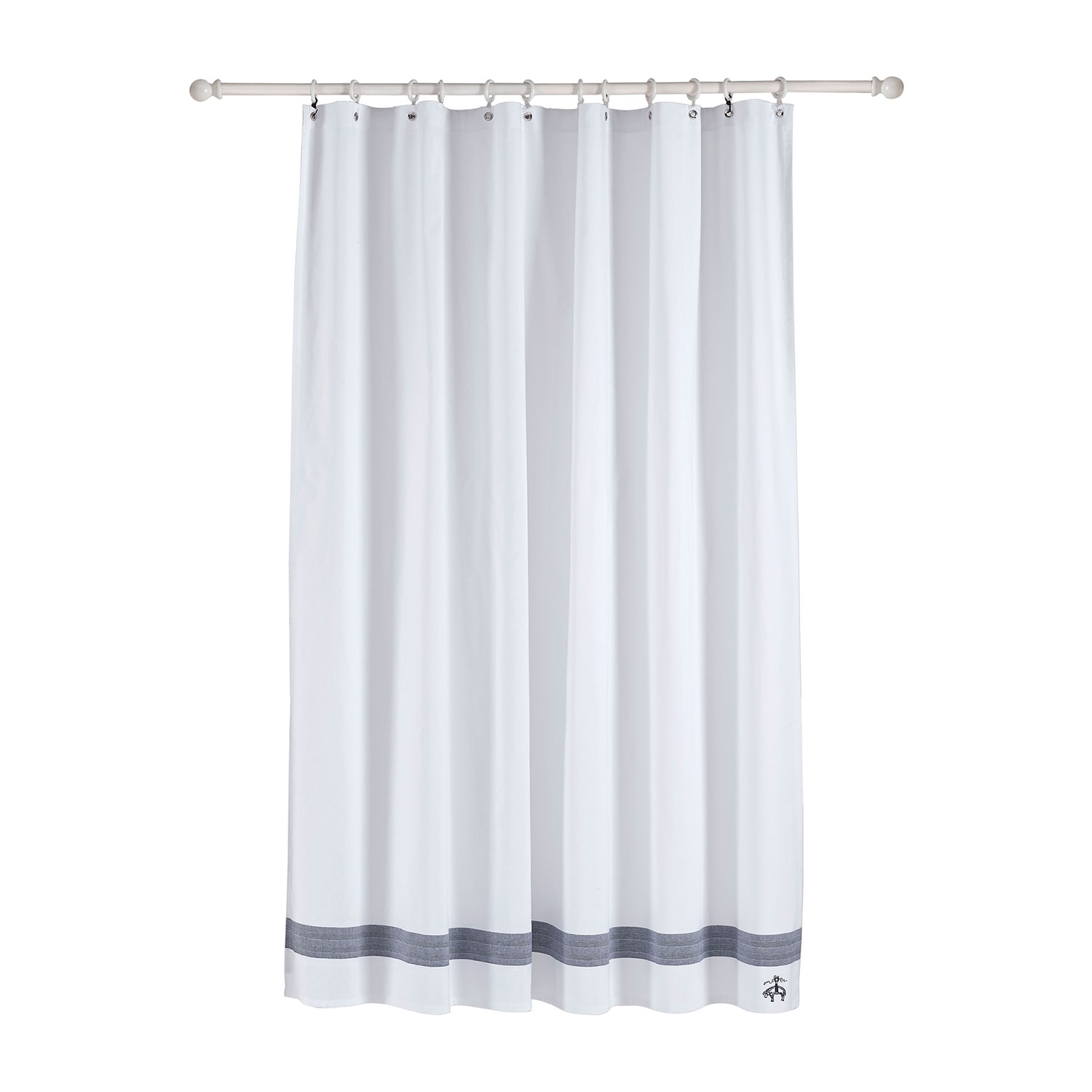 Depera Home Zero-Twist Turkish Cotton Shower Curtain