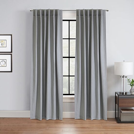 Habitat Mulberry Rod Pocket Back Tab Light-Filtering Single Curtain Panel