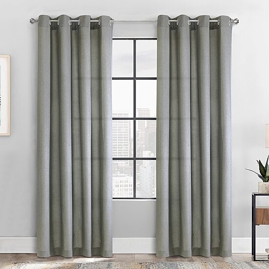 Habitat Milo Grommet Top Light-Filtering Single Curtain Panel