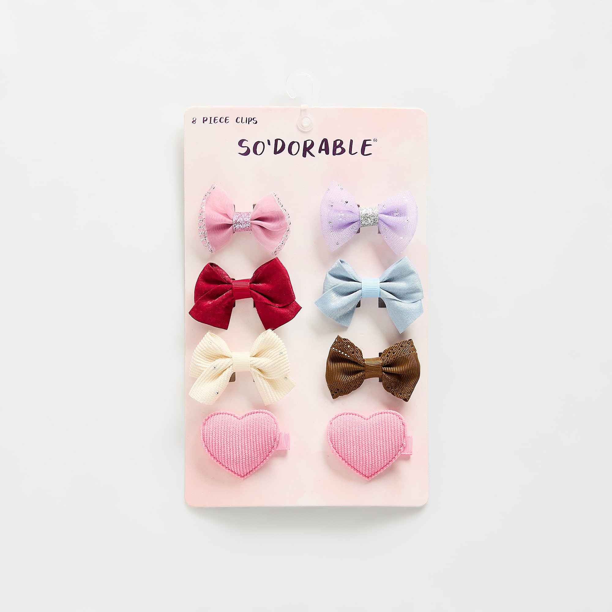 So Adorable Girls Knit 8-pc. Hair Bow