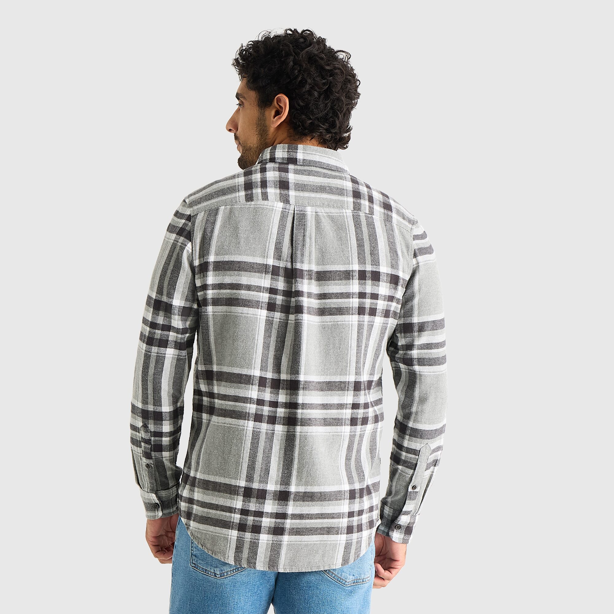St. John's Bay Mens Long Sleeve Classic Fit Flannel Shirt